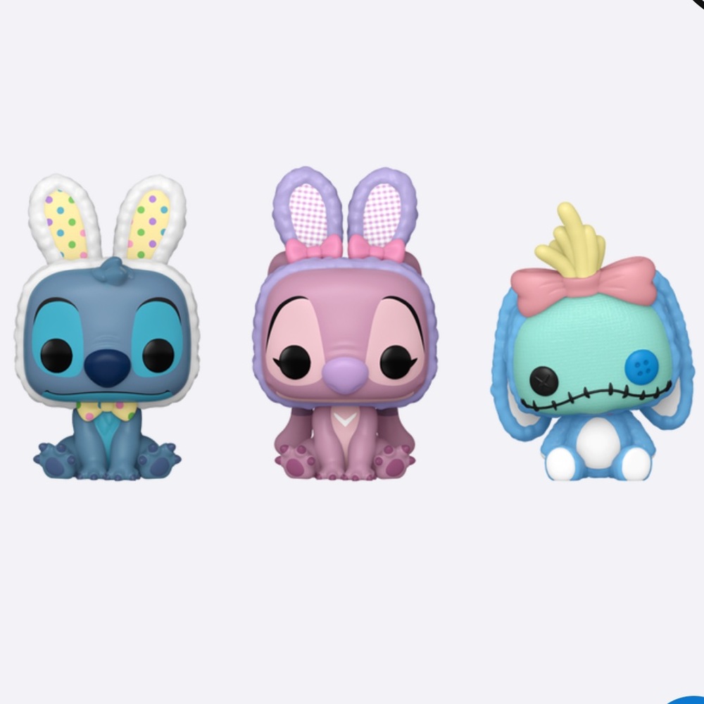 Easter Stitch Funko Bitty Bop Set of 3
